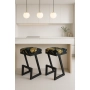Hoker Tapicerowany Monstera 02 Wonder Velvet HP-3